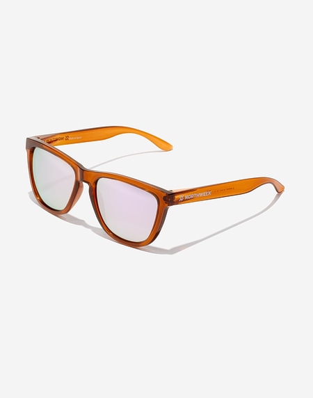 Nos Lunettes de Soleil Northweek REGULAR CARAMEL- ROSE GOLD