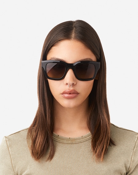 Nos Lunettes de Soleil Hawkers CULTURE - BLACK MOSS