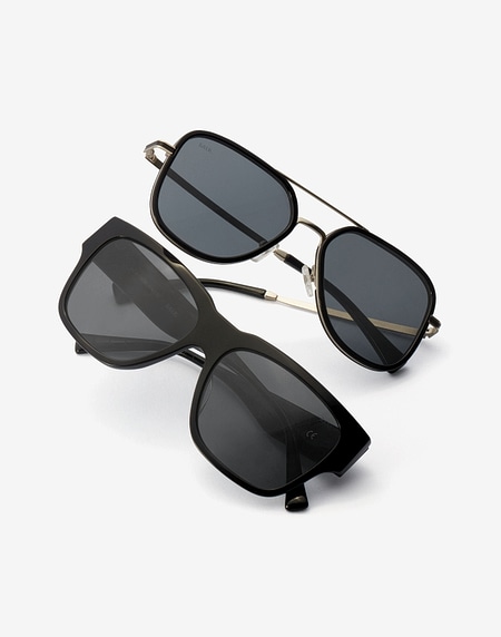 HAWKERS x BALR. Captain Limited Edition Stainless/Black Aviator Sunglass… HAWKERS x BALR. Captain Limited Edition Stainless/Black  main image 4