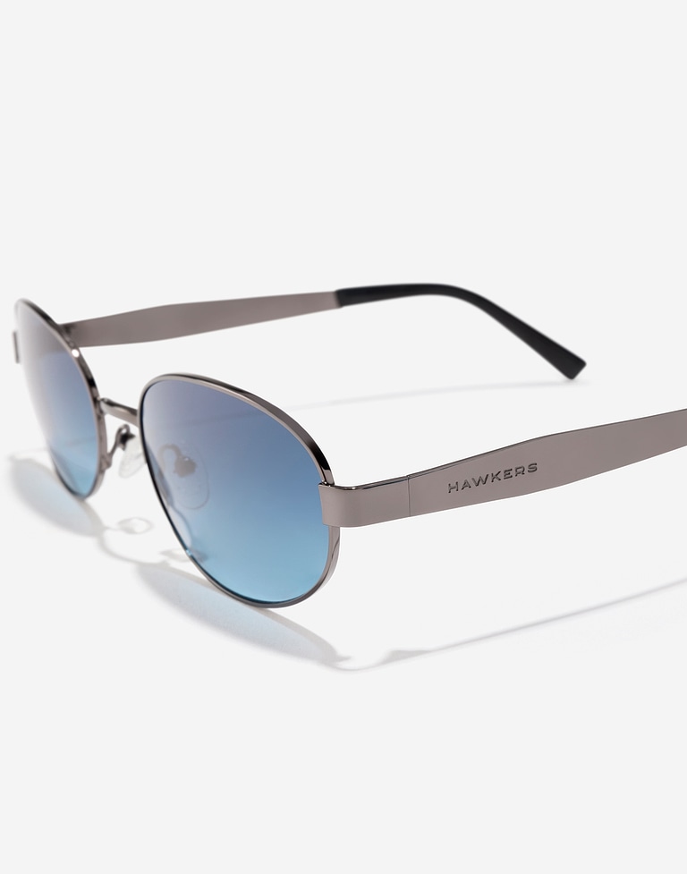 Nos Lunettes de Soleil HAWKERS ELECTRA - GUN METAL BLUE DENIM