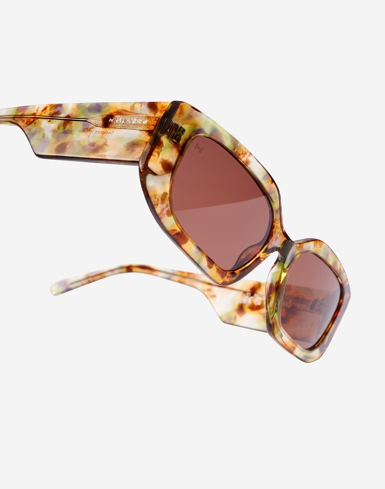 Nos Lunettes de Soleil Hawkers TRENDSET - SUNFLOWERS BROWN