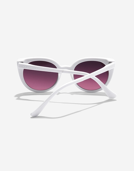 Sunglasses Hawkers DIVINE KIDS - WHITE BLACK TO PINK