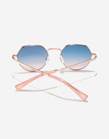 Sunglasses Hawkers AURA - ROSE GOLD BLUE TO PEACH