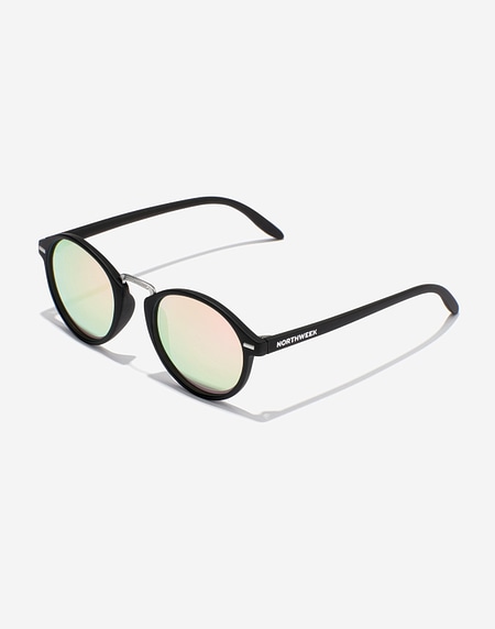 Oculos de sol Northweek VESCA MATTE BLACK - ROSE GOLD POLARIZED