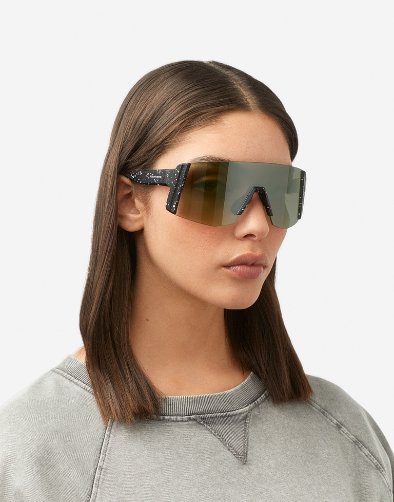 occhiali sportivi Hawkers LYNX SMALL - BLACK SMOKE FLASH