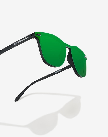Lentes de sol Northweek WALL PHANTOM MATTE BLACK - GREEN POLARIZED