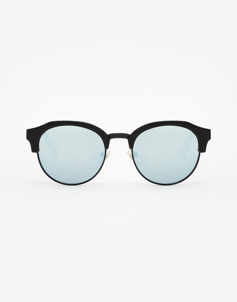 Sunglasses Hawkers BLACK - NAVY BLUE CHROME CLASSIC ROUNDED