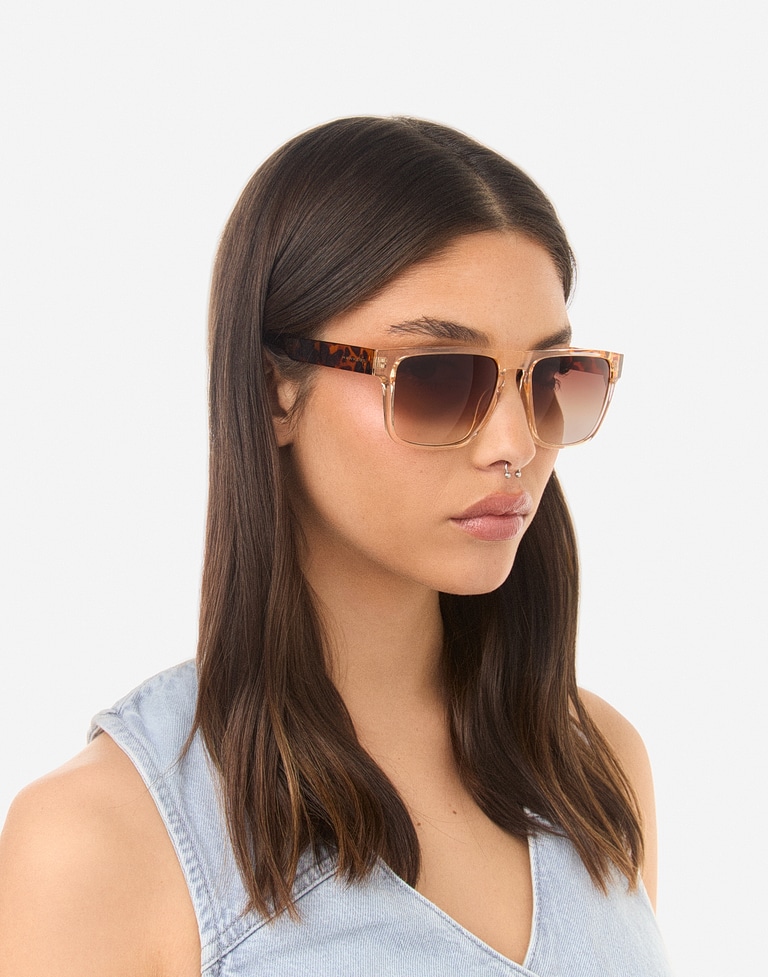 Sunglasses Hawkers LAYOFF - CHAMPAGNE SMOKY EXCLUSIVE