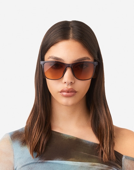 Sunglasses Hawkers WAVE - NAVY TOBACCO
