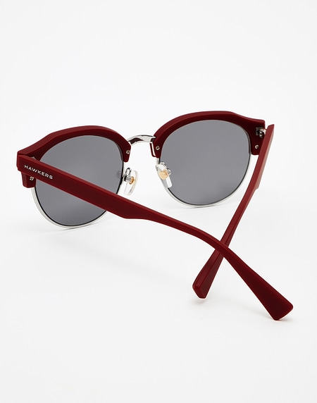 Sunglasses Hawkers BURGUNDY CHROME - CLASSIC ROUNDED