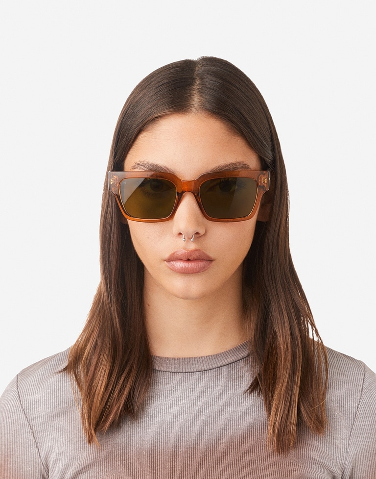 Sunglasses Hawkers MATE - MUSTARD JUNIPER ECO