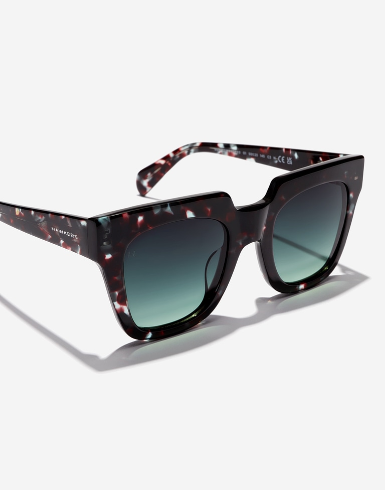 Sonnenbrille Hawkers ROW X - GREEN HAVANA FOREST