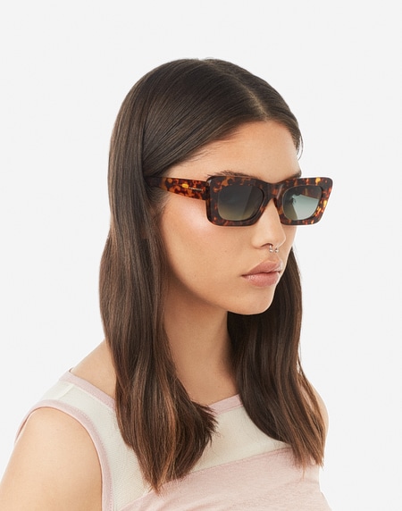 Sunglasses Hawkers CAREY GREEN BOTTLE LAUPER