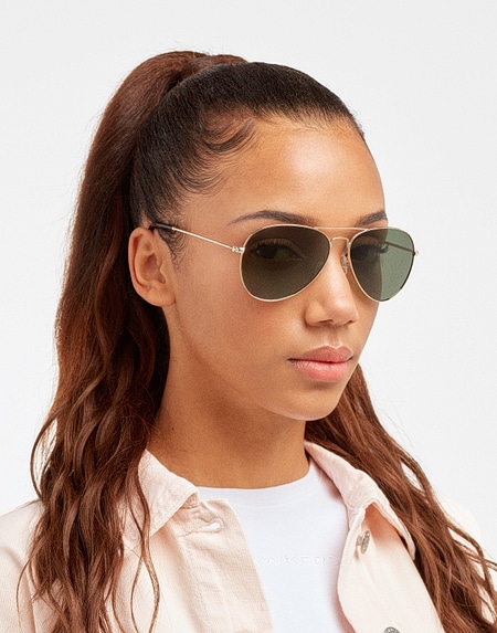 Lentes de sol Hawkers HAWK - POLARIZED GOLD GREEN