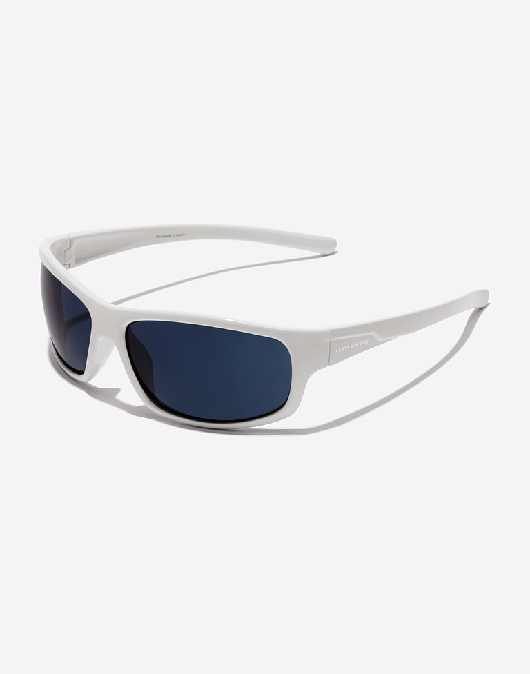 Nos Lunettes de Soleil Hawkers BOOST - WHITE DARK BLUE