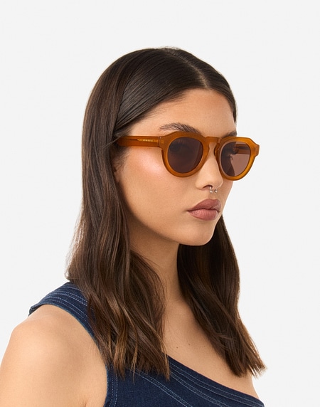 Sonnenbrille Hawkers WARWICK UPTOWN - MUSTARD BROWN