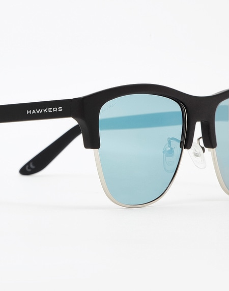 Lentes de sol Hawkers DIAMOND BLACK - BLUE CHROME CLASSIC FLAT