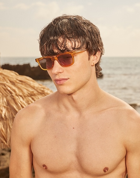 Sunglasses HAWKERS COVENT - LIGHT BROWN SMOKY BLACK ECO