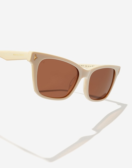 Sunglasses Hawkers MAZE - POLARIZED COTTON BROWN ECO