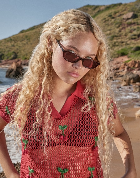 Nos Lunettes de Soleil HAWKERS HALO - BURGUNDY BROWN