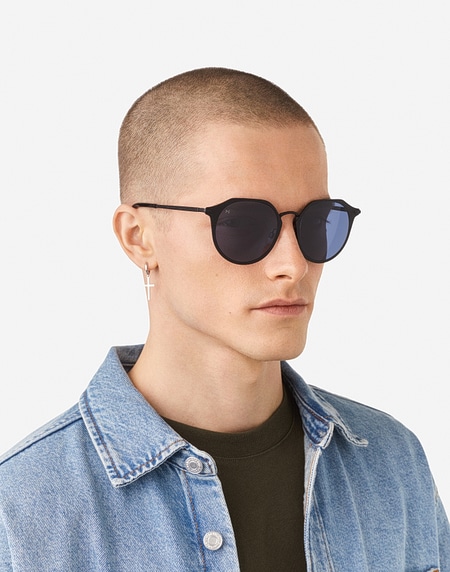 Sunglasses Hawkers WARWICK METAL - BLACK DARK BLUE