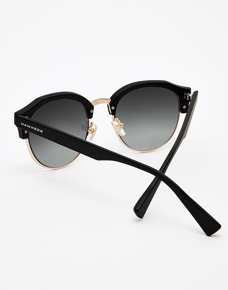 Lentes de sol Hawkers RUBBER BLACK - DARK CLASSIC ROUNDED