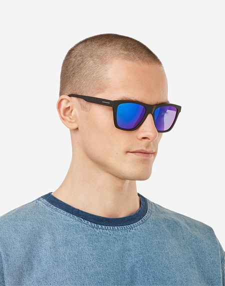 Hawkers sunglasses RUBBER BLACK - SKY ONE LS