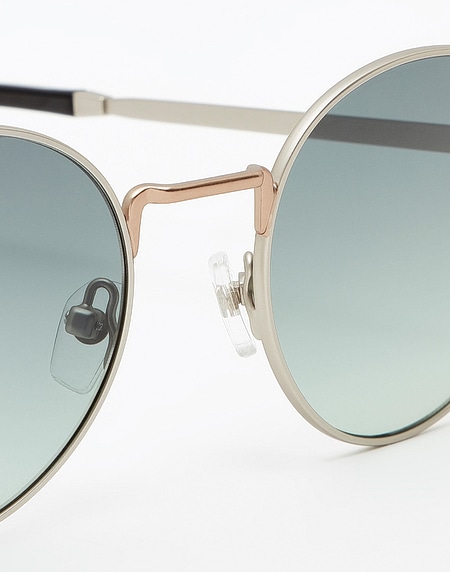 Sunglasses Hawkers SILVER - GREEN GRADIENT MOMA
