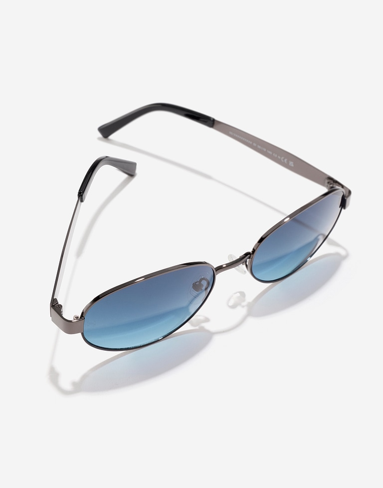 Nos Lunettes de Soleil HAWKERS ELECTRA - GUN METAL BLUE DENIM