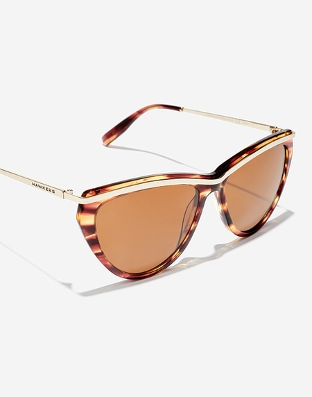 Nos Lunettes de Soleil Hawkers BOW - TIGER HAVANA CARAMEL