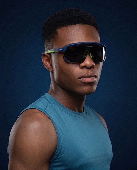 sports sunglasses HAWKERS PADEL - SPACE BLUE DARK