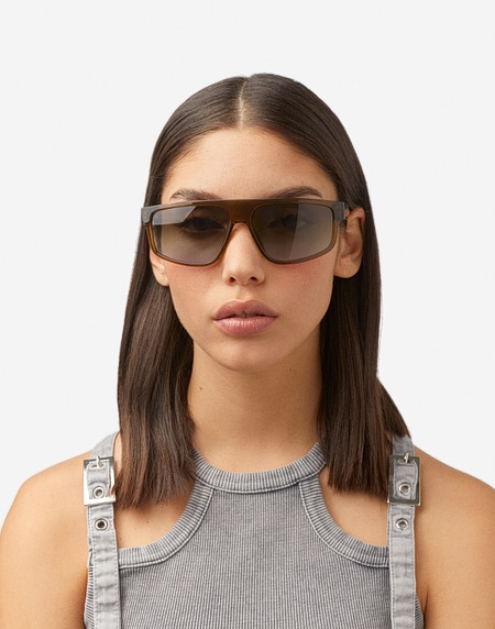 Sunglasses Hawkers ASTRO - OLIVE BROWN TO LILAC ECO