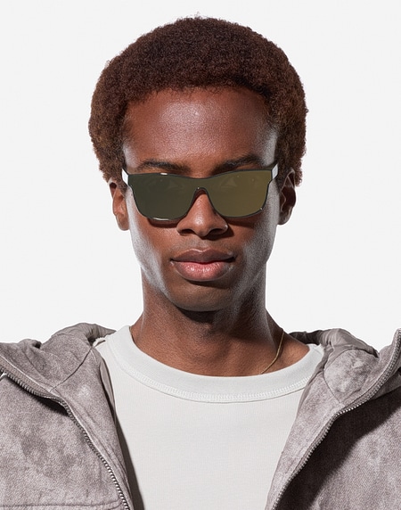 Nos Lunettes de Soleil Hawkers ONE VENM XS - DARK GREEN BEIGE