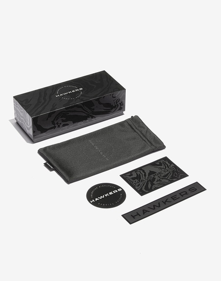 Sunglasses Hawkers ONE LS RAW - POLARIZED BLACK SLATE PEACH