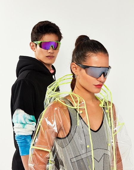 Nos Lunettes de Soleil Hawkers GREEN FLUOR CYCLING