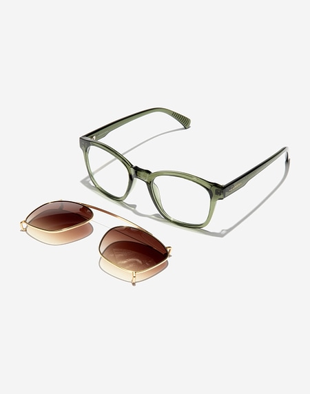 Nos Lunettes de Soleil Hawkers DOT - CLIP ON OLIVE BB