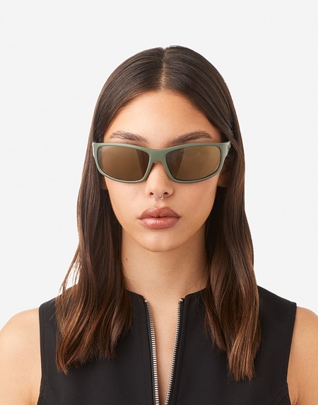 Sunglasses Hawkers BOOST - METALLIC SAGE BEIGE