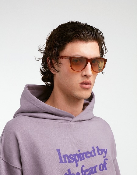 Nos Lunettes de Soleil Hawkers NUDE PROJECT X HAWKERS - ONE RAW MUSTARD