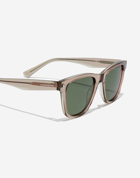 Sunglasses Hawkers ONE PAIR - POLARIZED BEIGE ALLIGATOR ECO