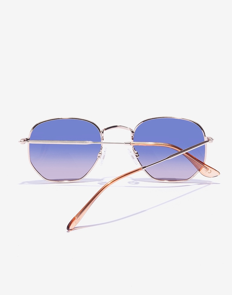 Sunglasses Hawkers SIXGON DRIVE - POLARIZED ROSE GOLD BLUE