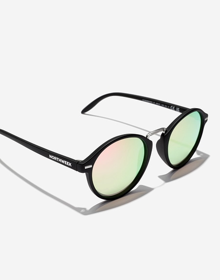 Sunglasses Northweek VESCA MATTE BLACK - ROSE GOLD POLARIZED