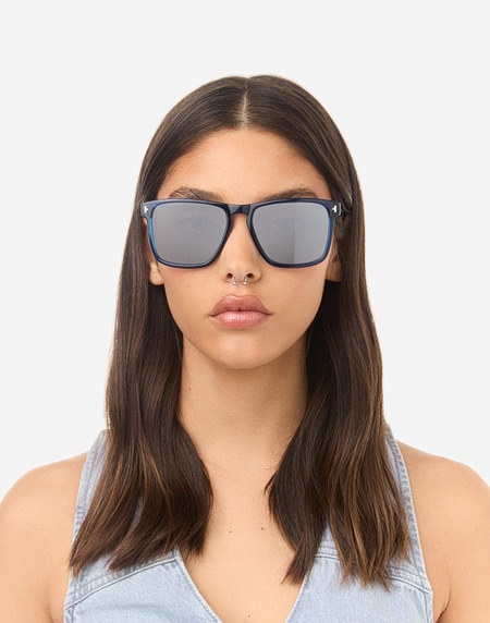 Sunglasses Hawkers DUST - POLARIZED NAVY CHROME
