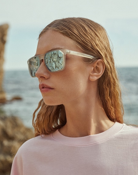 Sunglasses HAWKERS HORIZON - POLARIZED WHITE BLUE CHROME