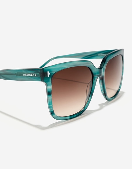 Sunglasses Hawkers EUPHORIA - TEAL HAVANA EARTH