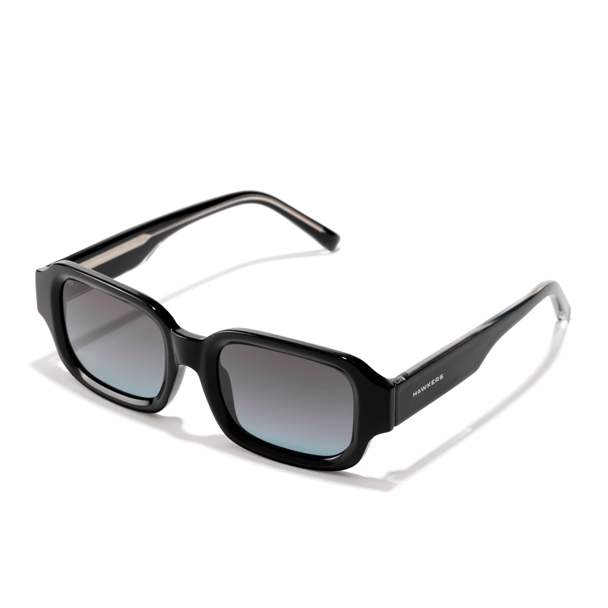 Hawkers Unisex Black/Blue Sunglasses Azure - Smoke