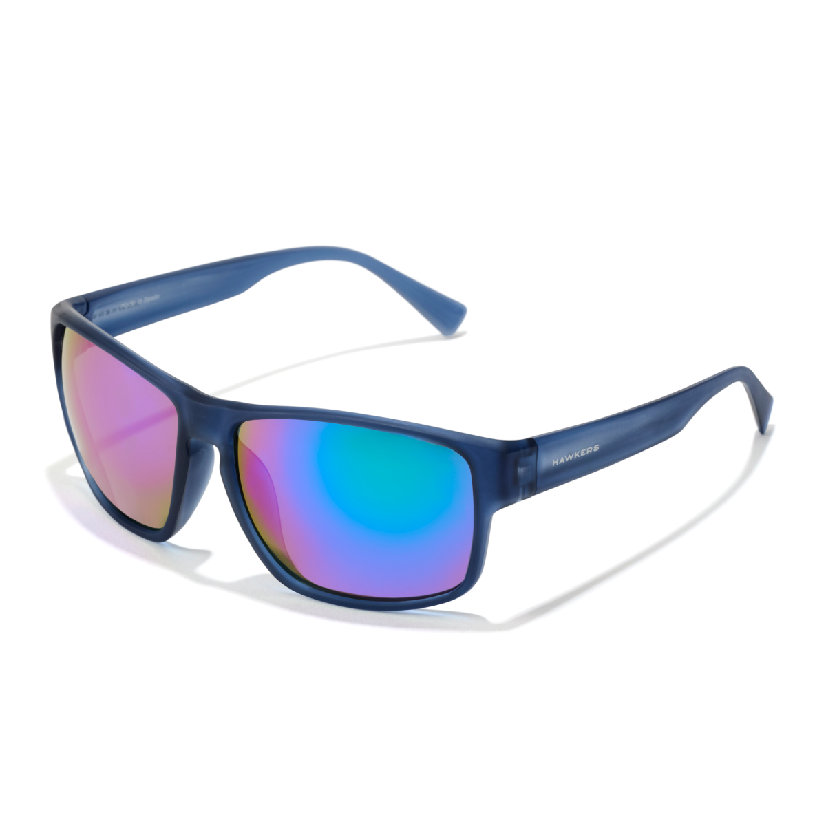 Photo Nos Lunettes de Soleil Hawkers Faster Raw - Navy Emerald