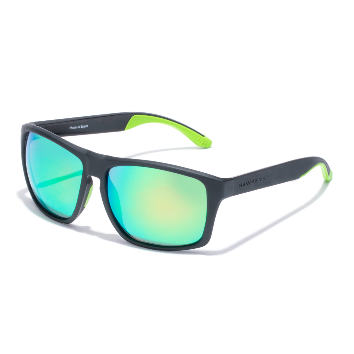 Photo Nos Lunettes de Soleil Hawkers Faster Sport Raw - Polarized Black Peacock