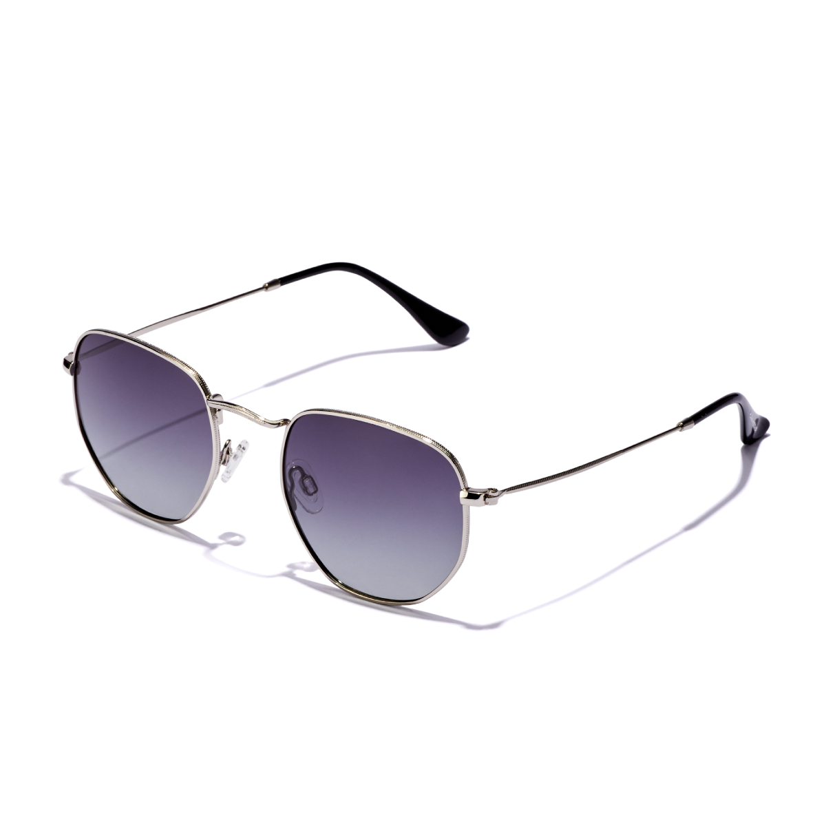 Hawkers Unisex Grey/Silver Sunglasses Sixgon Drive - Polarized