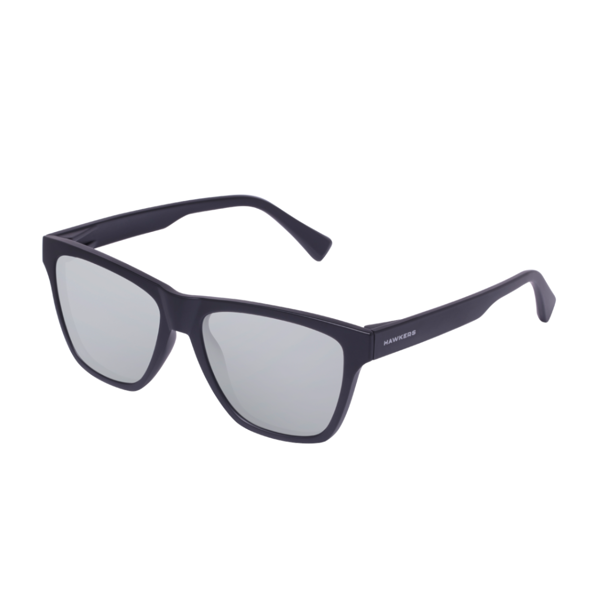 HAWKERS  Mixte Lunettes de soleil, Noir Carbone - Chrom&eacute;, Taille unique