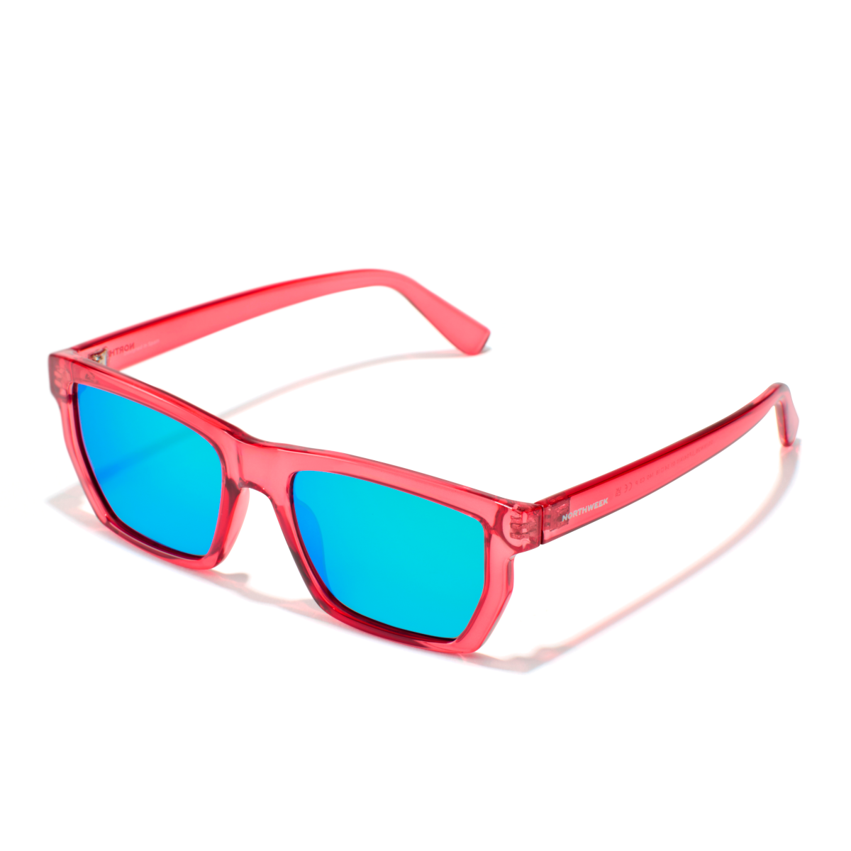 Photo Nos Lunettes de Soleil Hawkers Prism - Polarized Fucsia Clear Blue